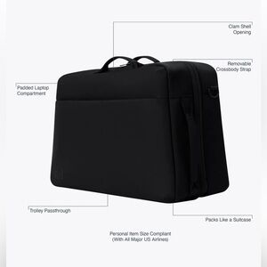 BEIS Black Men's Bag